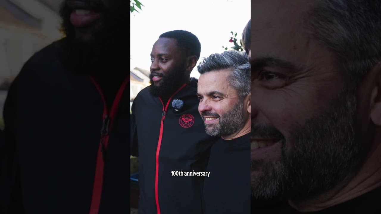 The lads had a surprise...next stop: the pitch at BFC v West Ham 🐝