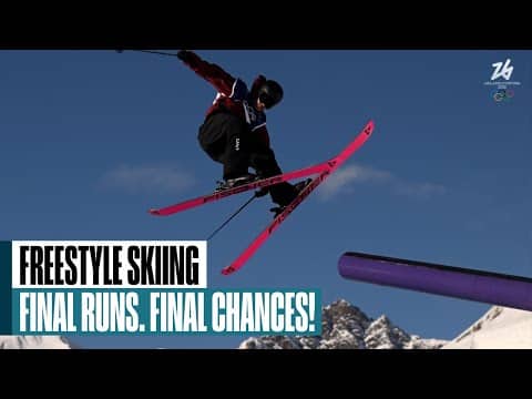 Final 6 skiers of Men’s Slopestyle qualifying competition ⛷️❄️