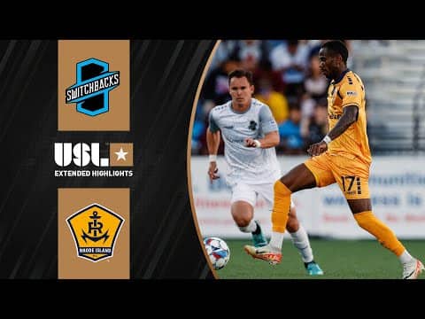 Colorado Springs Switchbacks FC vs. Rhode Island FC: Extended Highlights | USL Championship