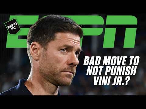 Xabi Alonso says 'NO PUNISHMENT' for Vini Jr. 👀 'BAD MOVE!' - Steve Nicol | ESPN FC