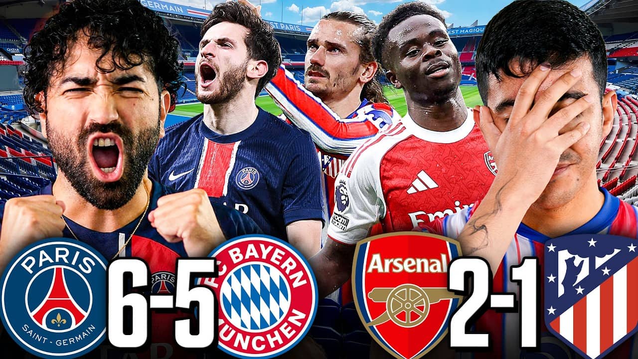 Arsenal Eliminates Soltero's Atleti & PSG Advance to Back-To-Back Finals! PSG vs. Arsenal Preview 👀