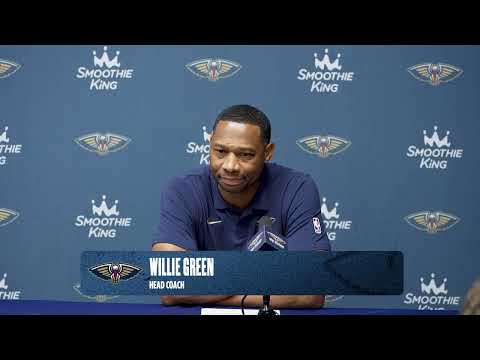 Willie Green interview | Pelicans-Spurs Postgame 10/24/2025