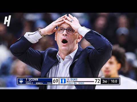 Duke vs UConn CRAZIEST ENDING EVER 😱 March Madness 2026