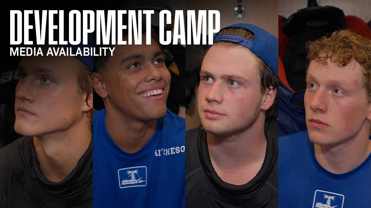 New York Islanders Development Camp | Blue and White Scrimmage Media Availability