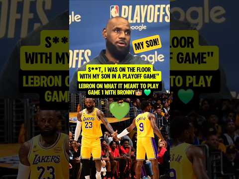 LeBron was taking it all in🐐