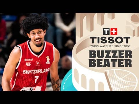 Selim Fofana 🇨🇭 | 🚨 TISSOT Buzzer Beater | FIBA Basketball World Cup 2027 European Qualifiers
