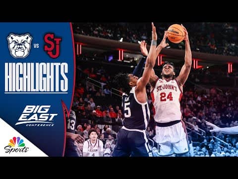 Butler vs. No. 25 St. John's | COLLEGE BASKETBALL HIGHLIGHTS | 1/28/26 | NBC Sports