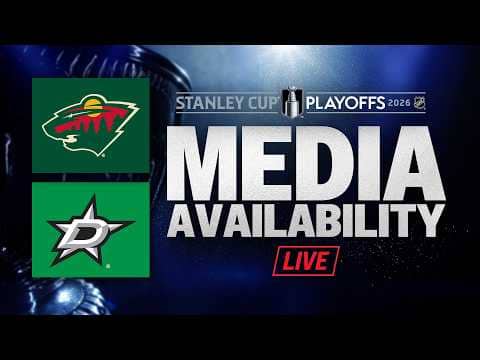 Minnesota Wild @ Dallas Stars Game 1 Post-Game Media Availability