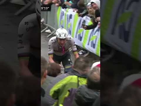 Not. Even. Close. 😮‍💨 Tadej Pogacar with one of the most DOMINANT Flèche Wallonne victories ever!