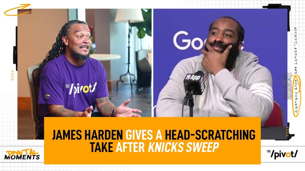 Knicks wait to face OKC or Spurs in NBA Finals and James Harden’s comment has us confused| The Pivot