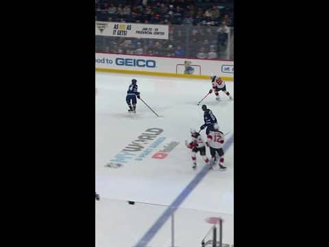 Cody Glass with a Short Goal vs. Winnipeg Jets