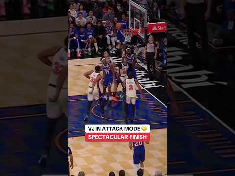 VJ Edgecombe is showing out in MSG 😤