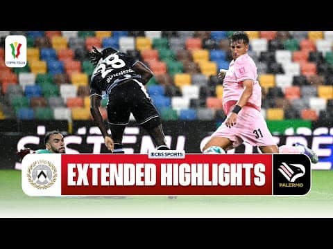Udinese vs. Palermo: Extended Highlights | Coppa Italia | CBS Sports Golazo