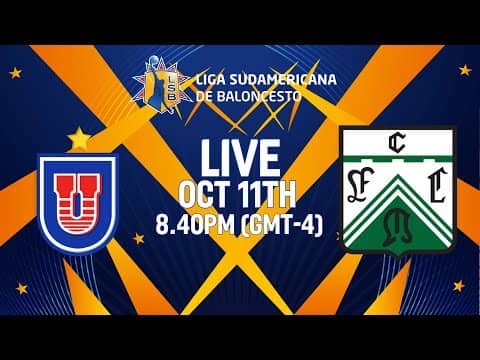 LIVE - Club Universitario v Ferro | Liga Sudamericana de Baloncesto FIBA 2025  | Group Phase
