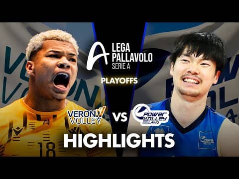 Verona vs Milano | Highlights | Italian Volleyball League Playoffs 2026 | Game 1