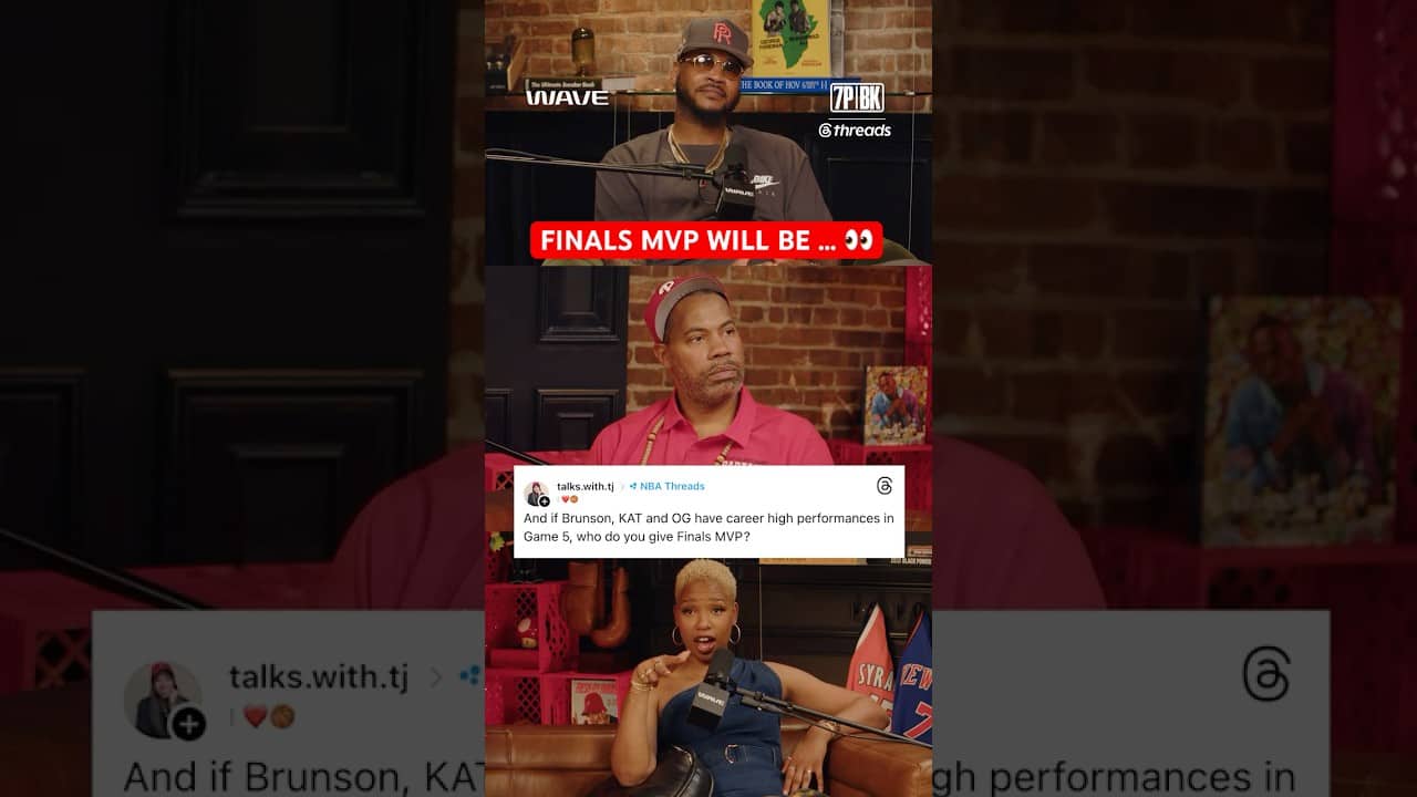 FINALS MVP Predictions From Melo & Rasheed Wallace 👀