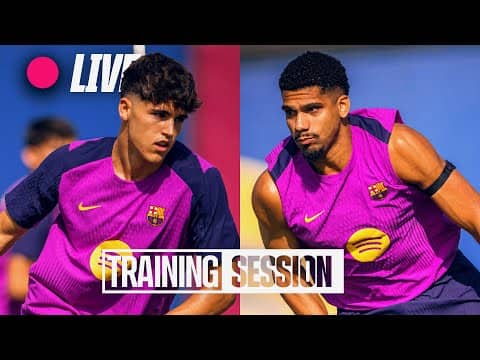 🔴 LIVE | FINAL TRAINING SESSION before FC BARCELONA vs OLYMPIAKOS 🔵🔴
