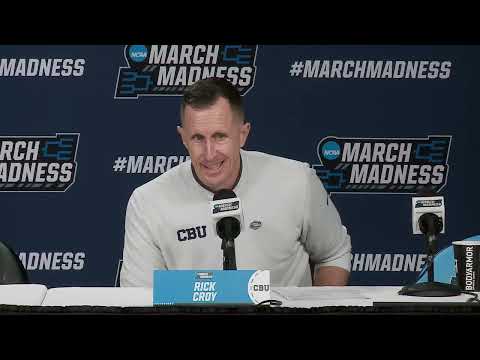 California Baptist Postgame Press Conference (2026 Men's First Round)