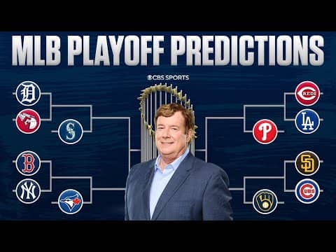 Former MLB GM predicts AL & NL winners, crowns a World Series winner 🏆 | 2025 MLB Playoffs