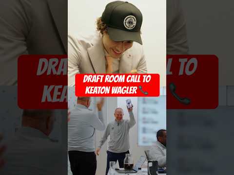 POV: Draft room call to Keaton Wagler 📞 #shorts