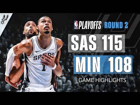 SPURS TAKE 2-1 LEAD OVER TIMBERWOLVES AFTER BATTLE IN MINNESOTA!