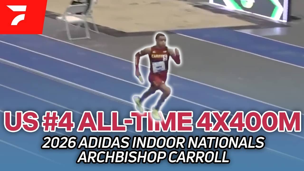 Archbishop Carroll Runs 4th Fastest 4x400m EVER At 2026 Adidas Indoor Nationals