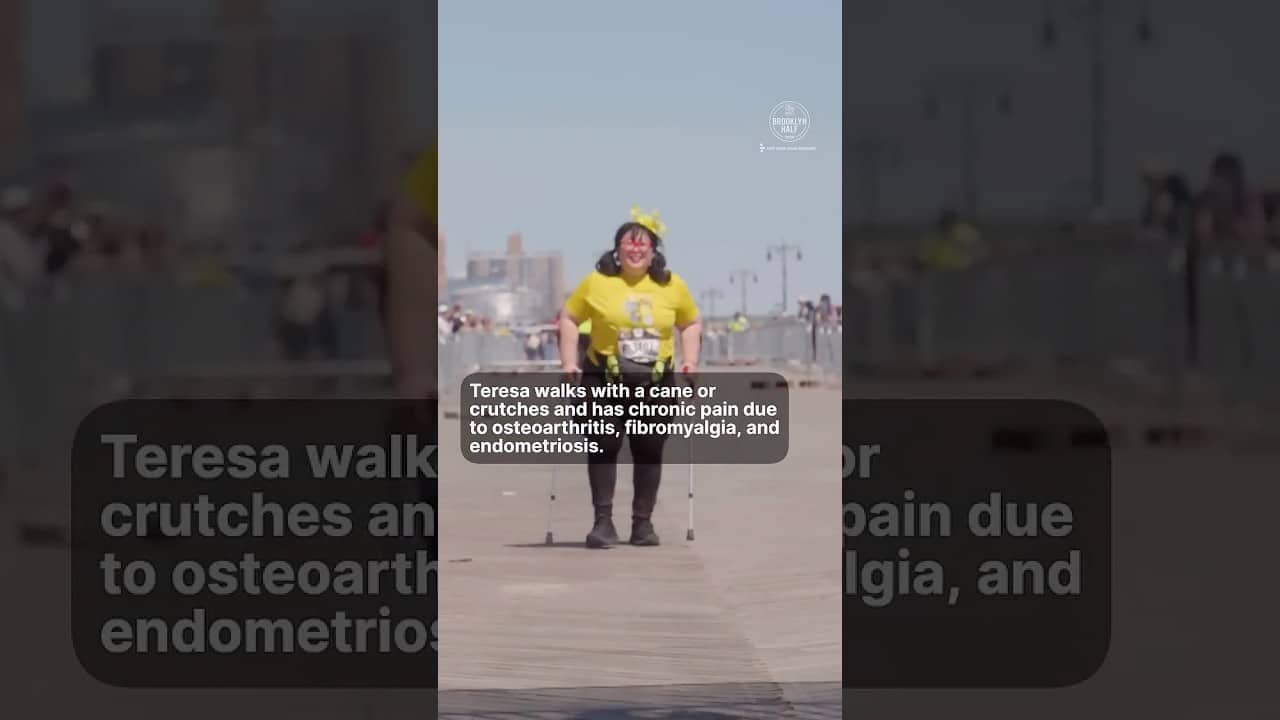 She Sang the Anthem, Then Finished 13.1 Miles on Crutches