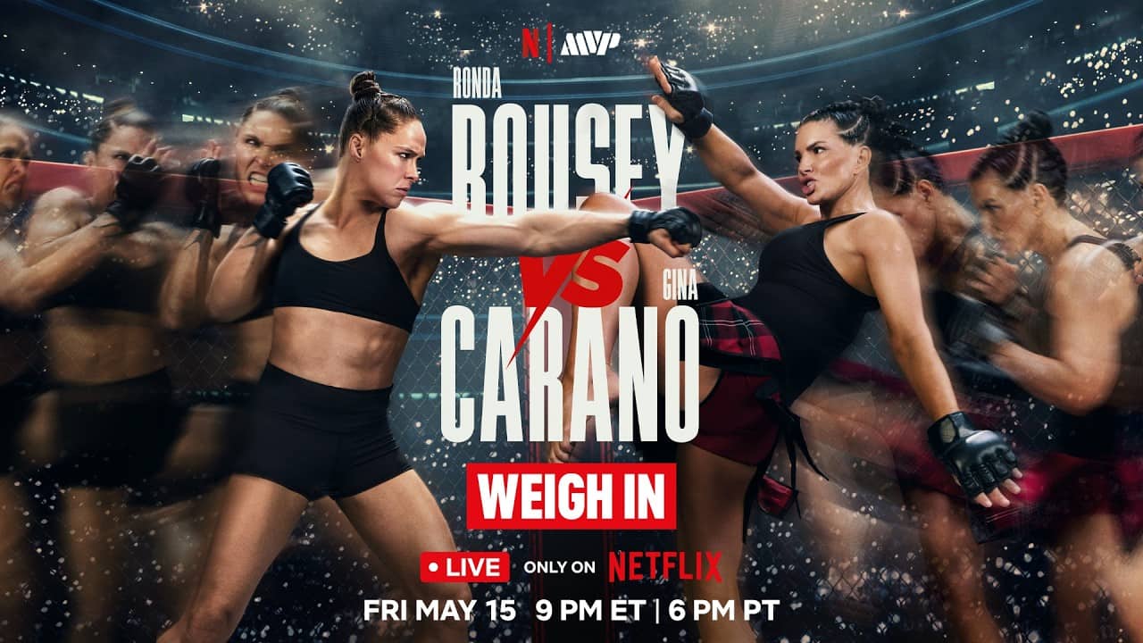 ROUSEY vs. CARANO | Ceremonial Weigh In | Netflix