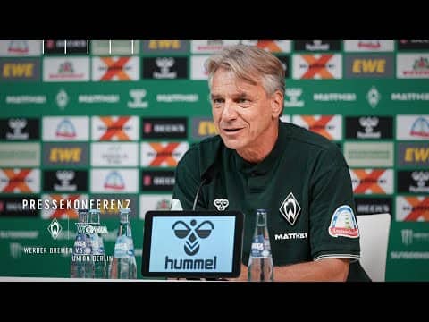 Pressekonferenz mit Horst Steffen vor Union Berlin | SV Werder Bremen vs. 1. FC Union Berlin