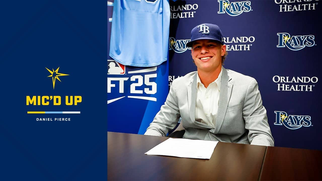 Daniel Pierce Mic'd Up | TAMPA BAY RAYS FIRST DRAFT PICK 2025