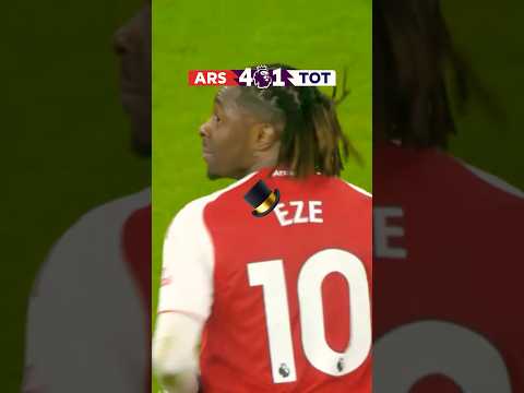Eze's HAT-TRICK for Arsenal v Spurs 😱
