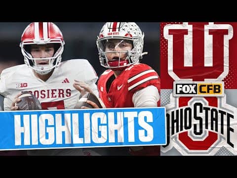 No. 2 Indiana Hoosiers vs. No. 1 Ohio State Buckeyes Highlights | Big 10 Championship