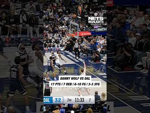 Danny Wolf. Hooper. 🐺 #nba #brooklynnets #highlights