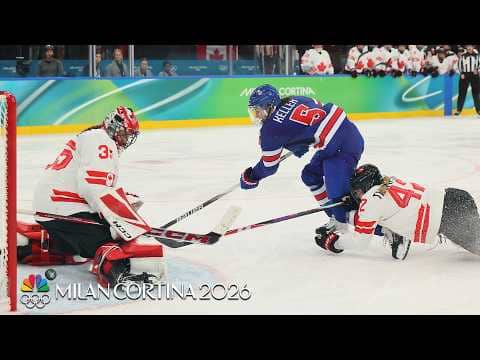 Megan Keller's GOLDEN GOAL seals win for Team USA vs. Canada | Winter Olympics 2026 | NBC Sports