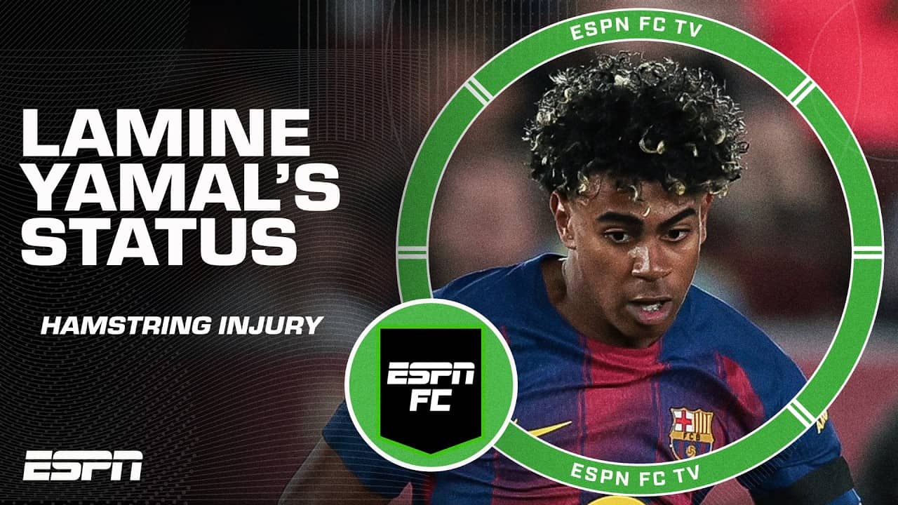 Potential torn hamstring for Lamine Yamal ➡️ Impact on Barcelona's season & World Cup | ESPN FC