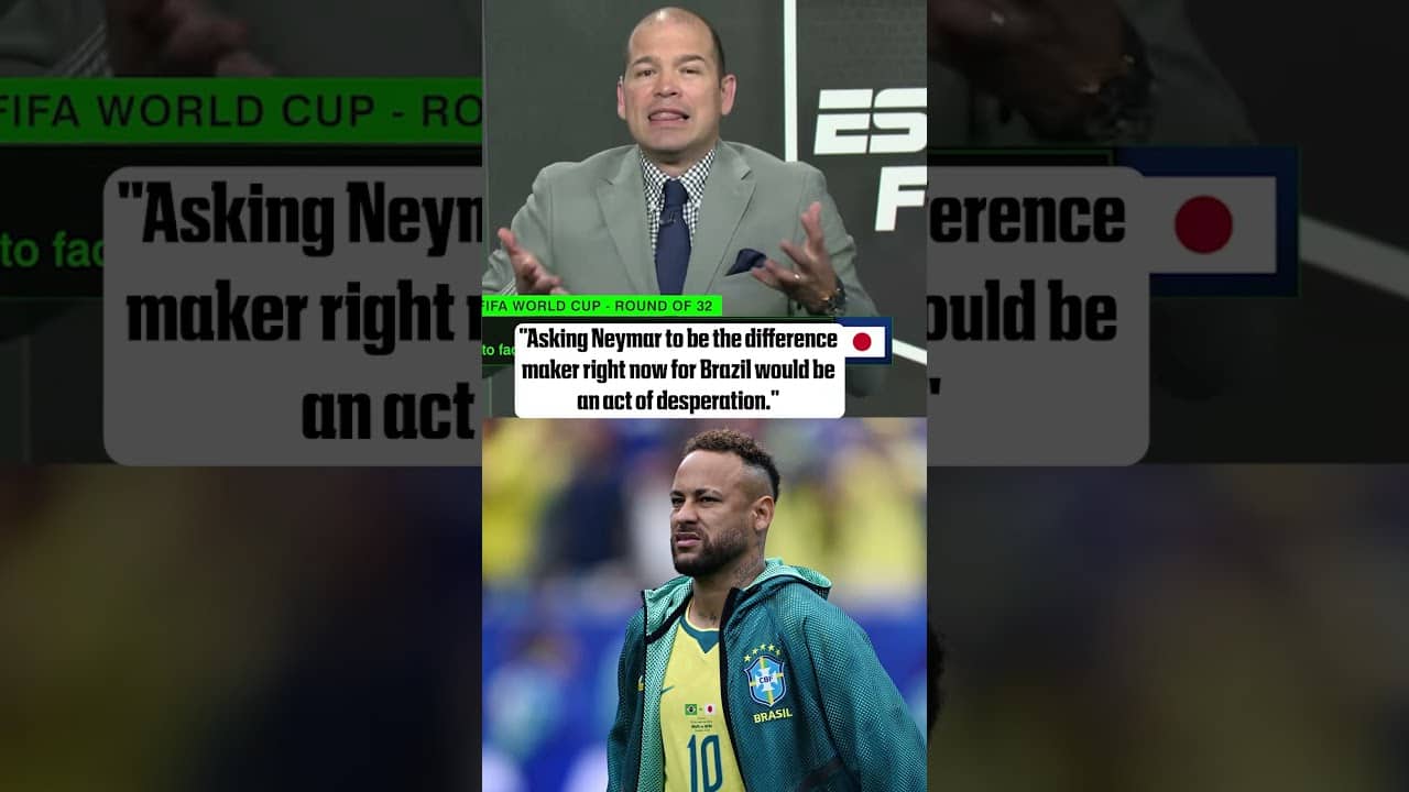 Alejandro Moreno on Neymar's ability to help Brazil when they need offense ⚽️