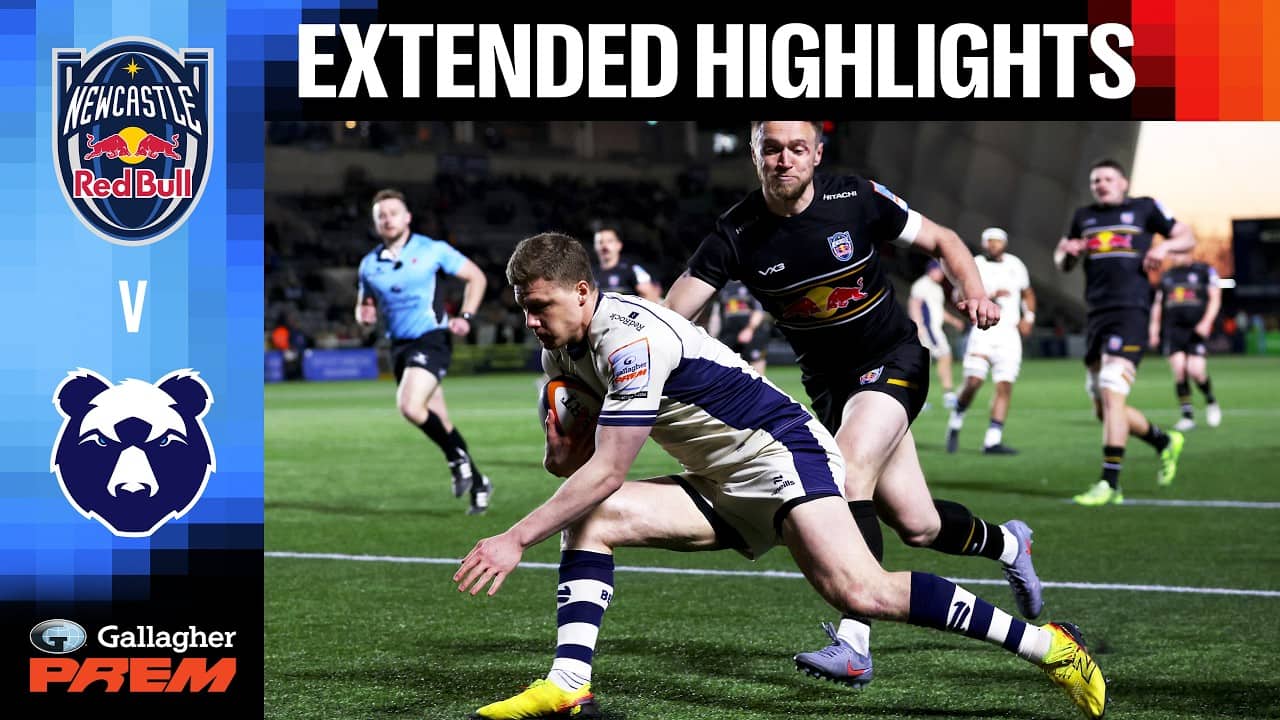 Newcastle Red Bulls v Bristol Bears | EXTENDED HIGHLIGHTS | Gallagher PREM 25/26 | Round 14