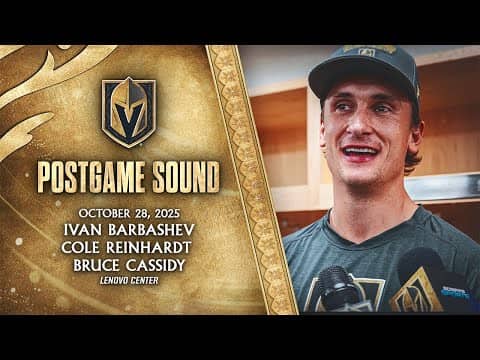 🎥 POSTGAME SOUND: Barbashev, Reinhardt & Cassidy