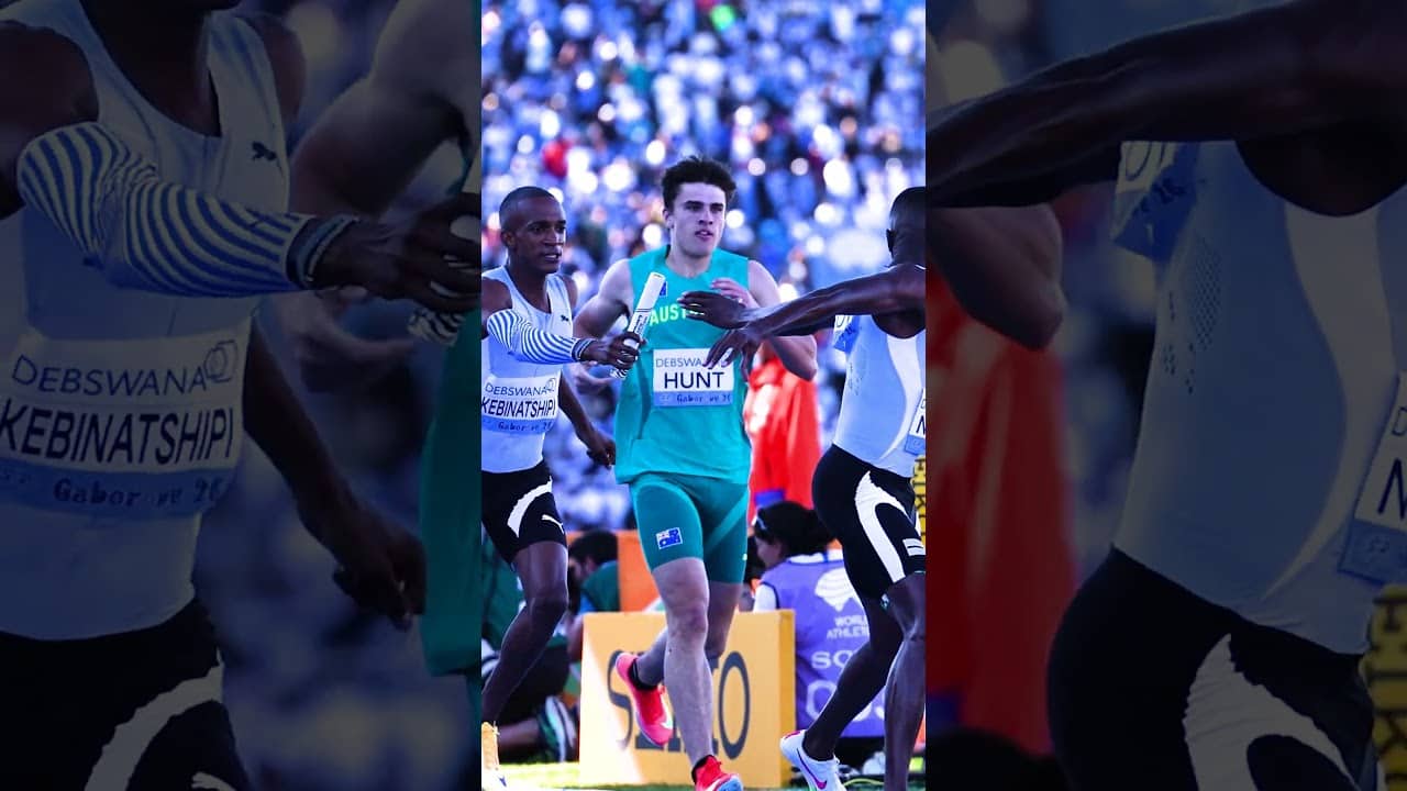 Close call for Botswana 👀 #WorldRelays