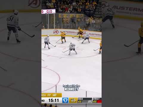 Haula redirects for a PPG 👊 #nhlhighlights #predsnhl