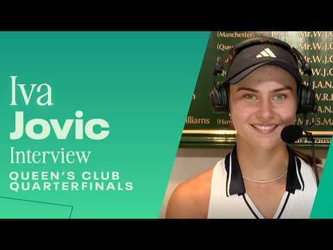 Iva Jovic on Quarterfinal Battle vs. Anisimova | 2026 Queens