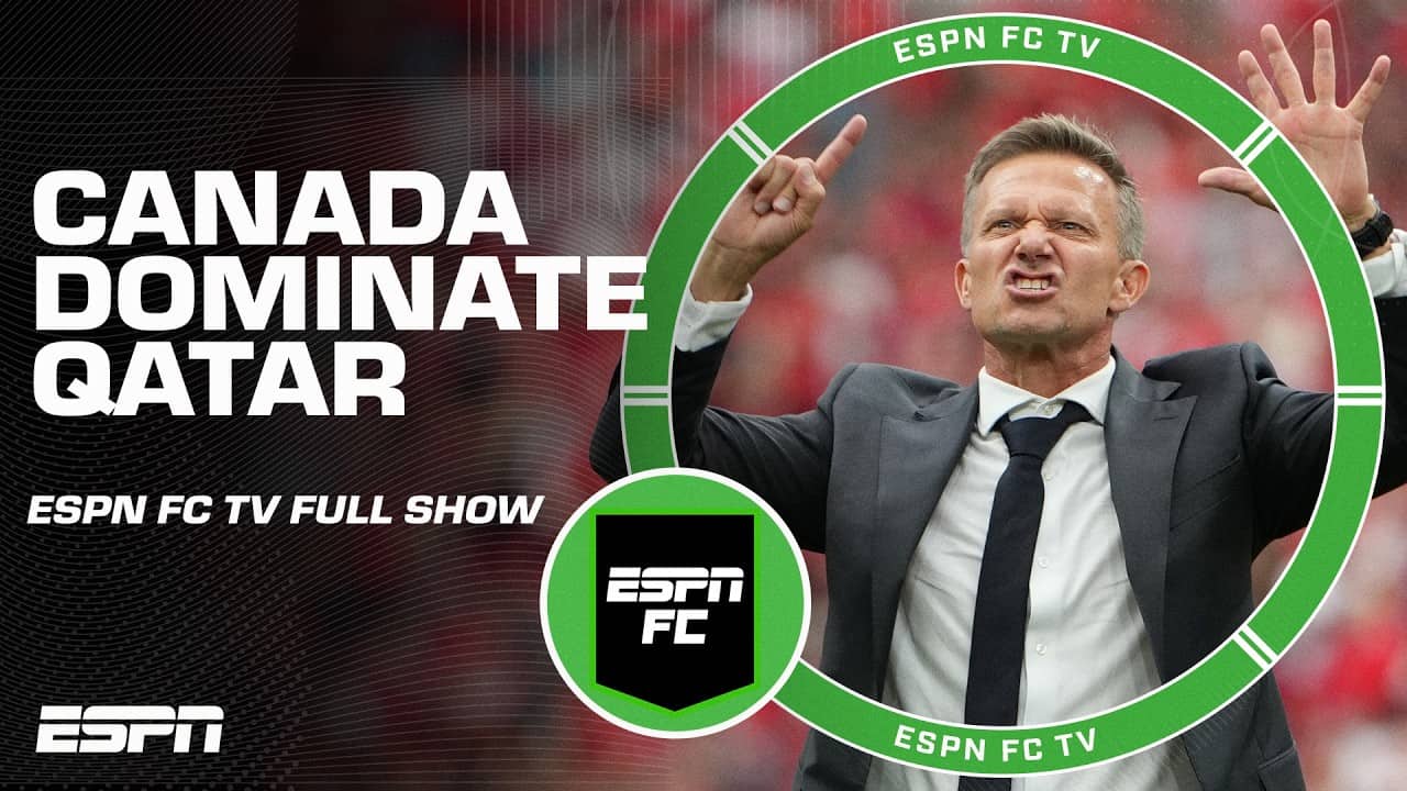 Group B Reaction ⚽ Canada beat Qatar for their first World Cup win | ESPN FC