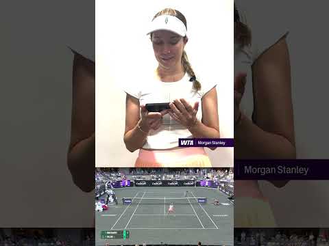 Danielle Collins walked us through her second round win in Charleston! #WTA #Tennis #DanielleCollins