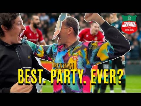 Football Thrills at Wrexham's Epic Promotion Party!