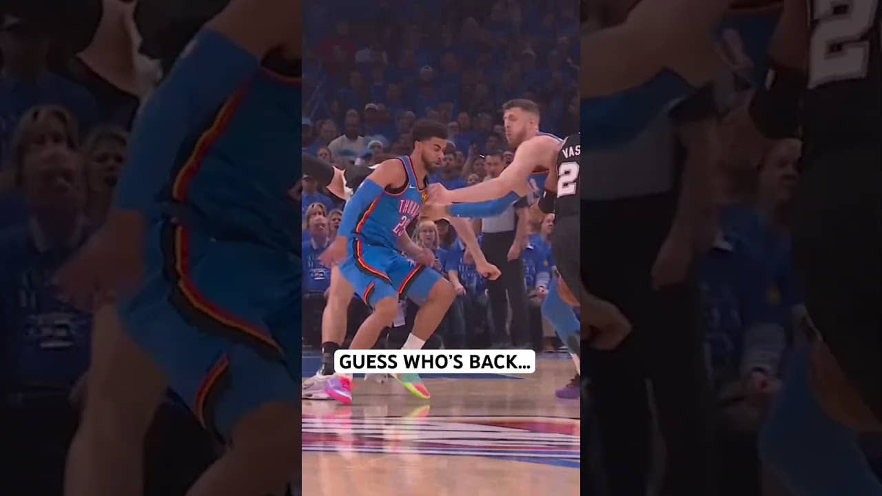 Jalen Williams reminding everyone he’s back 😤