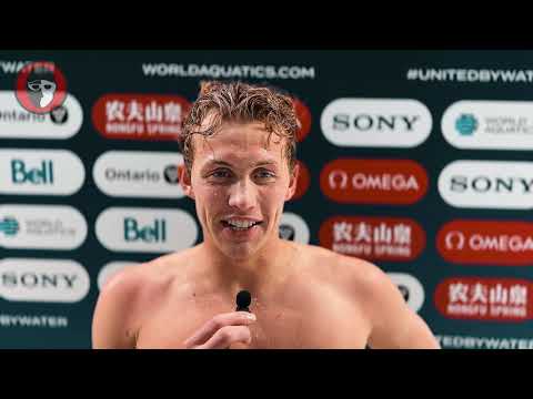 Carson Foster on 400 Free LCM: "If there's any summer to test it, maybe this one"