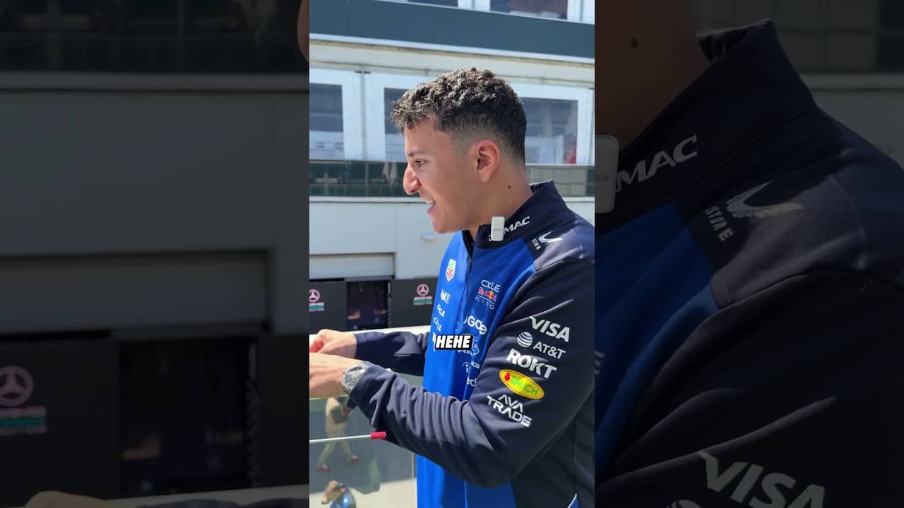 The sights and sounds of hockey… and Isack’s screams 👀 #F1 #RedBullRacing
