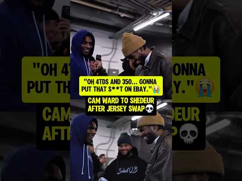 Cam & Shadeur got JOKES for eachother😭