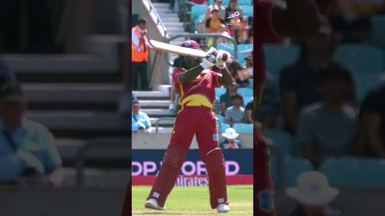 Deandra Dottin finding different ways to add valuable runs to the West Indies' total 👌 #T20WorldCup