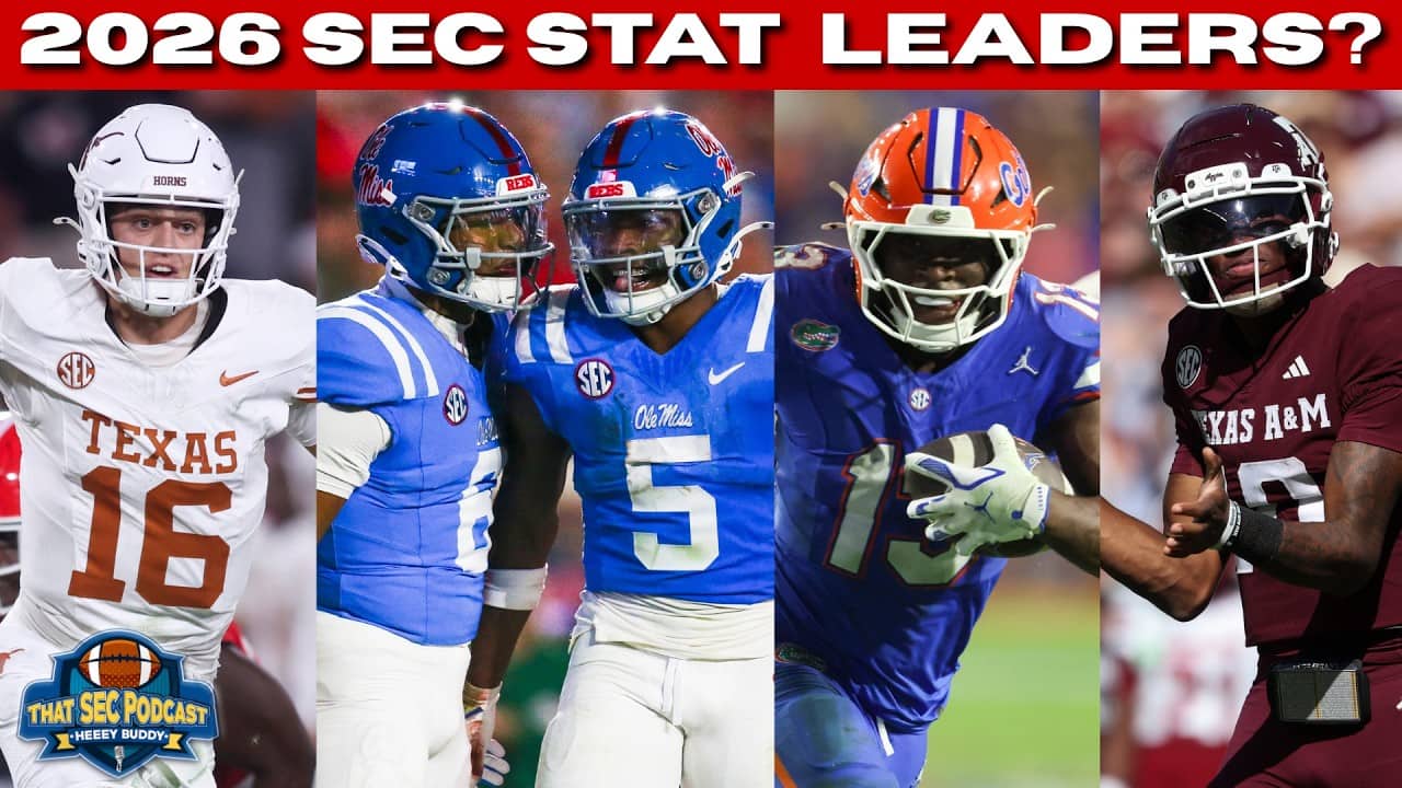 Predicting SEC Football Stat Leaders for 2026